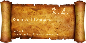 Kuchta Lizandra névjegykártya